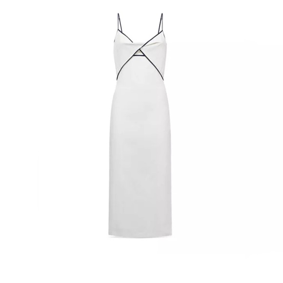 Reiss Leona Strappy Linen Midi - Picture 1 of 7